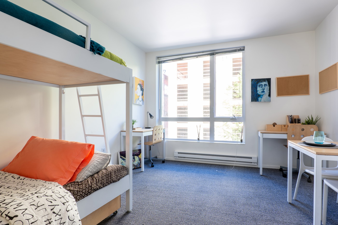 An example of a 2-bed studio apartment