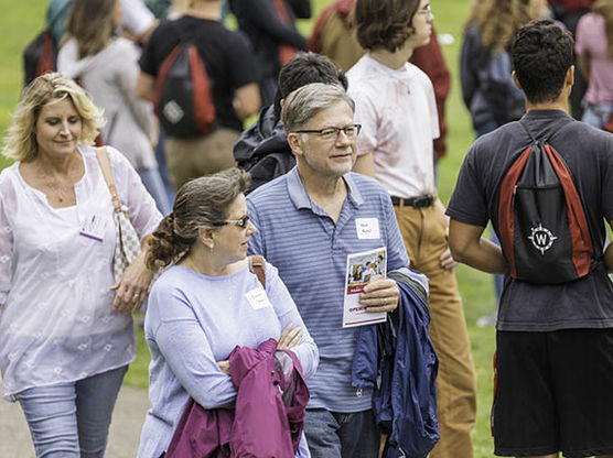 Parents and families attending Willamette's Opening Days event