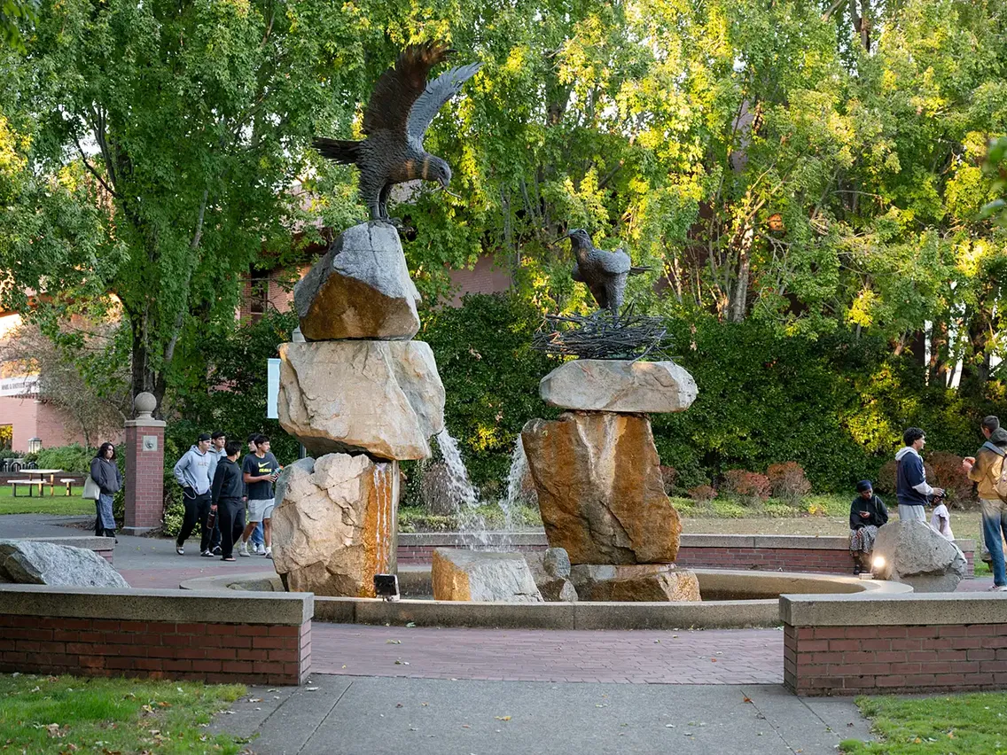 A view of Willamette's Salem campus.