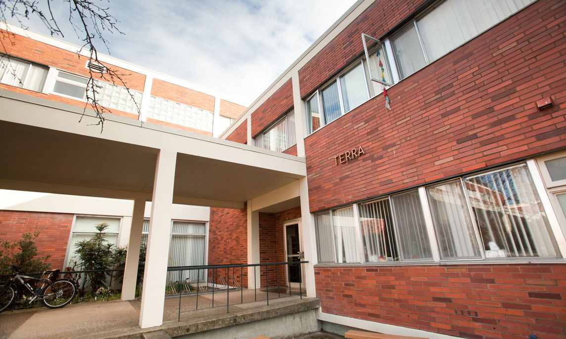 Front of Terra House at Willamette's Salem Campus