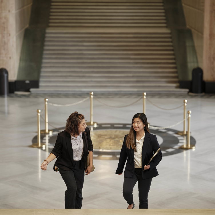 Students at the State Capitol